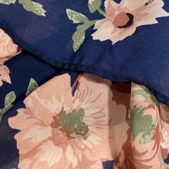 Hint of Blush Floral Off-Shoulder Mini Dress - Picture 9 of 9